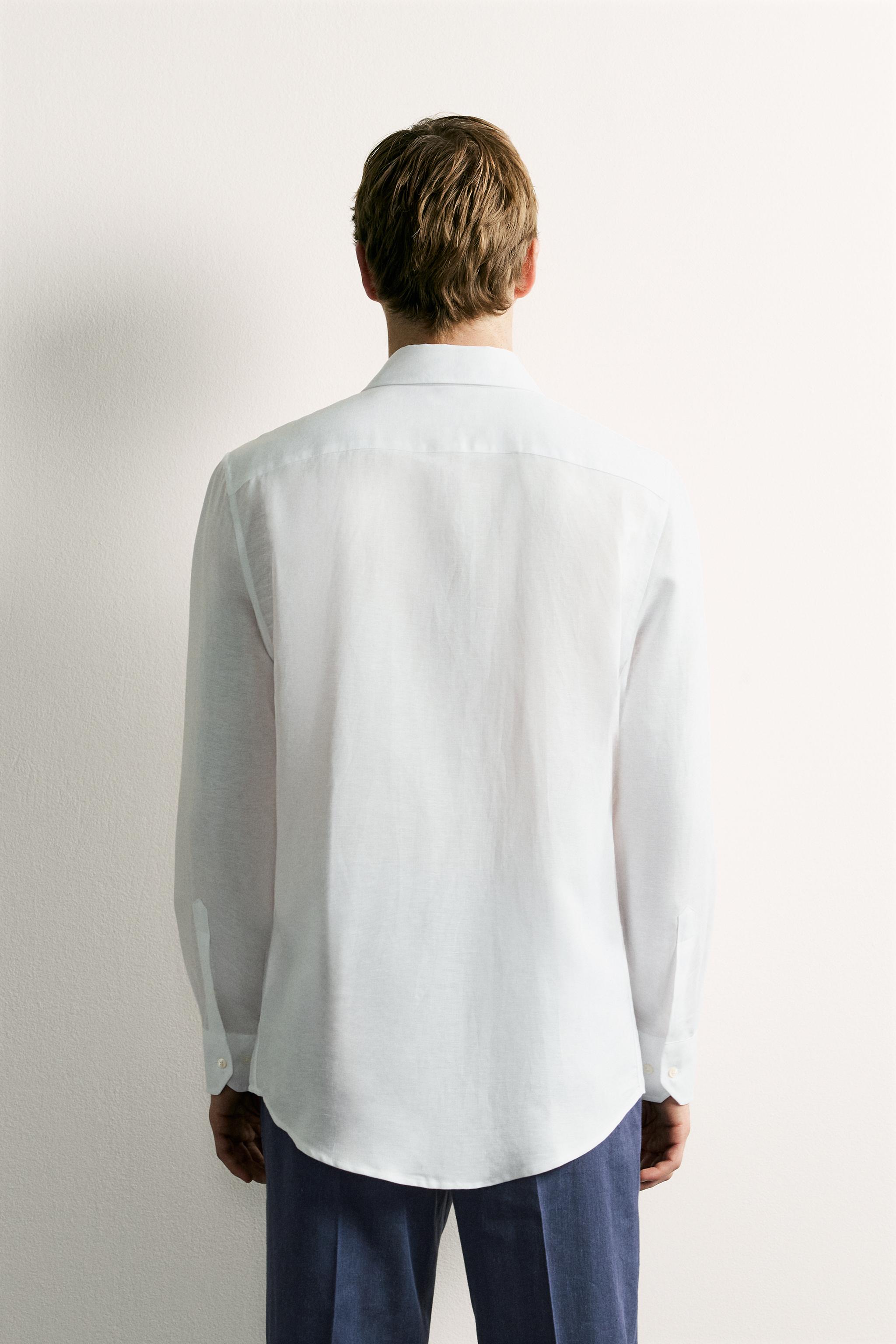 CHEMISE REGULAR FIT LIN - LYOCELL